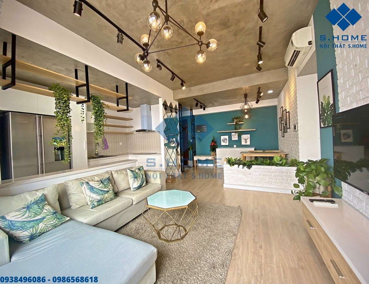 Thi Công Nội Thất Căn Hộ Phong Cách Tối Giản Trẻ Trung Hiện Đại - 3 PN